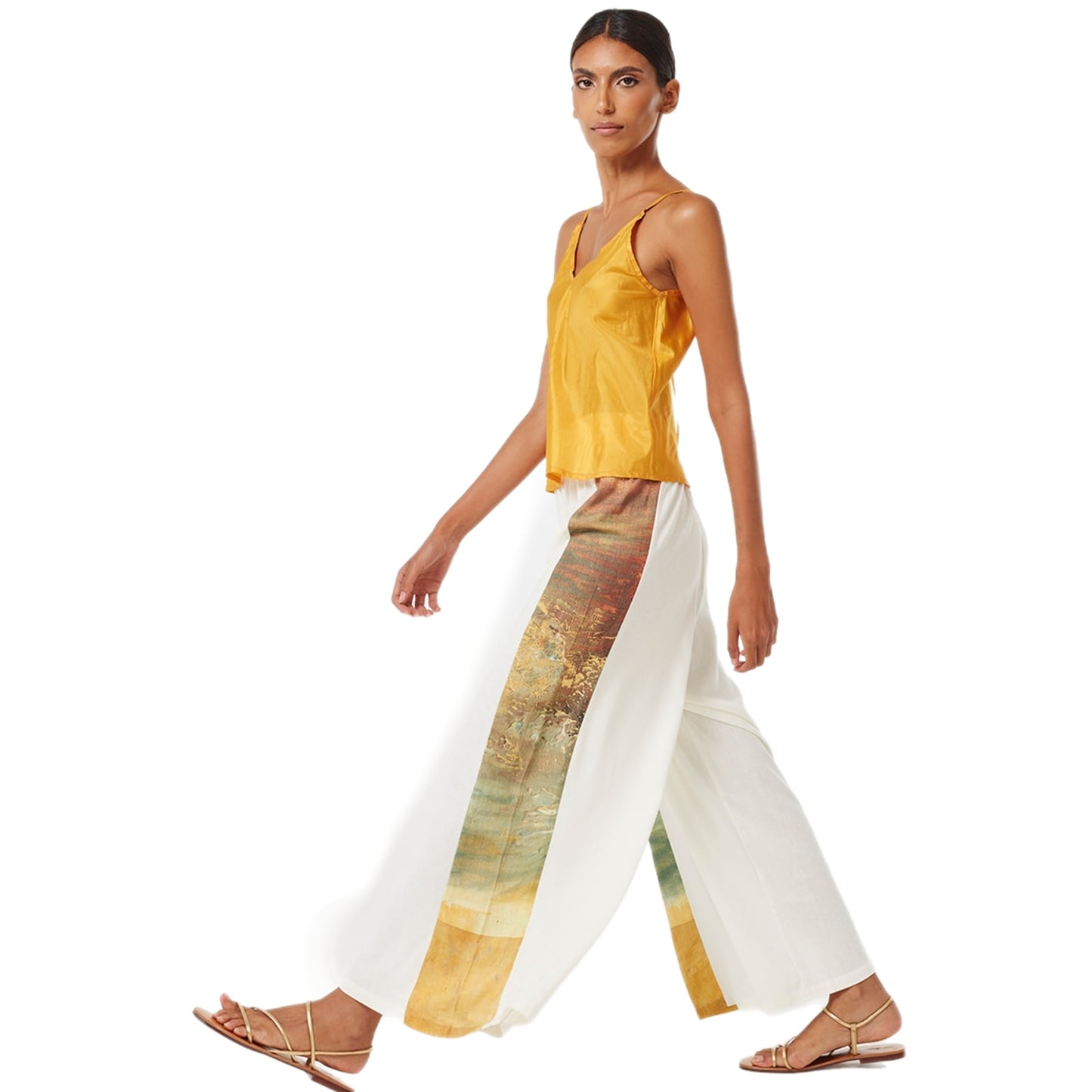 Linen Pants - White/Chantilly