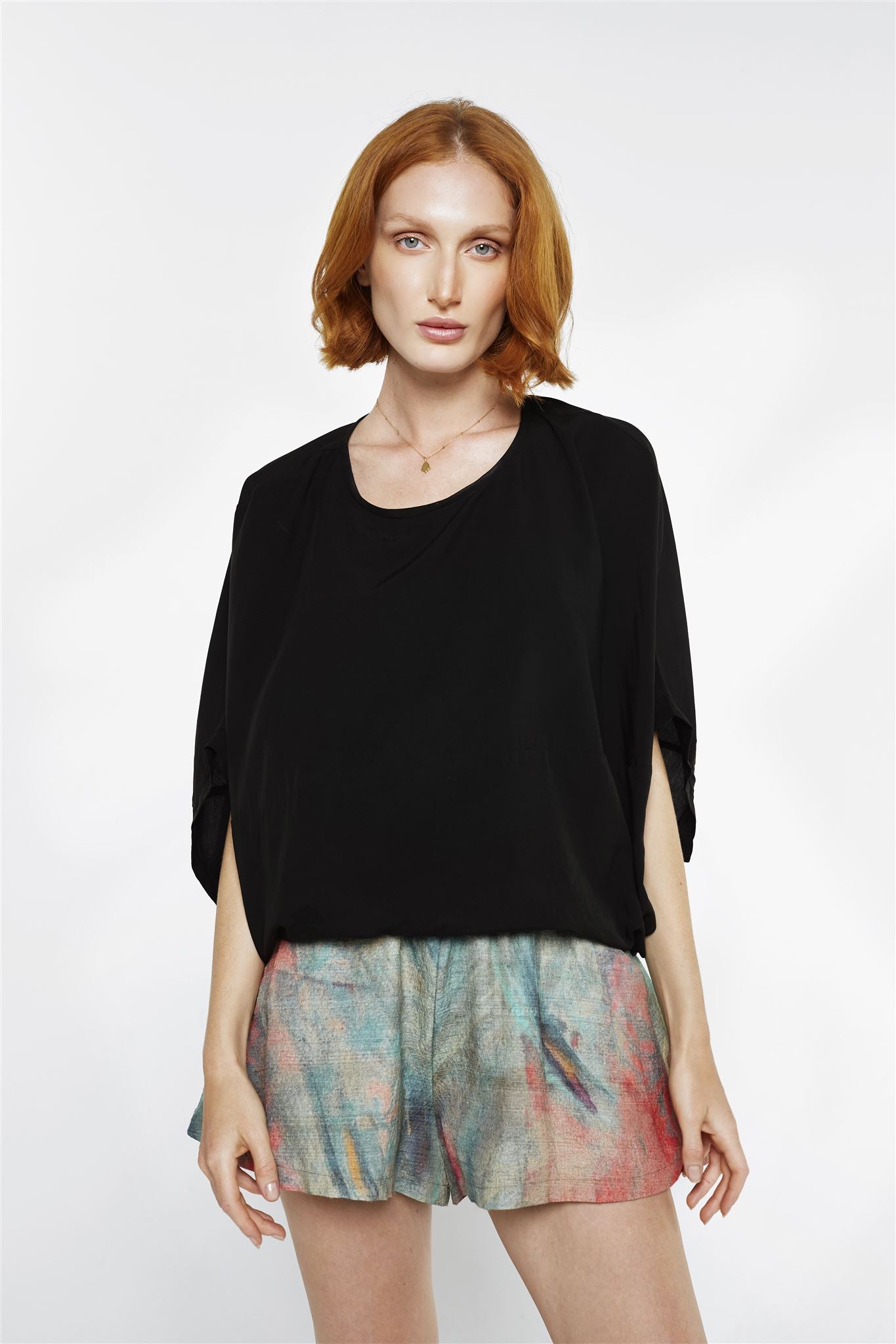 Wide Leg Short - Lotus Wild SilkWide Leg Short - Lotus Wild Silk