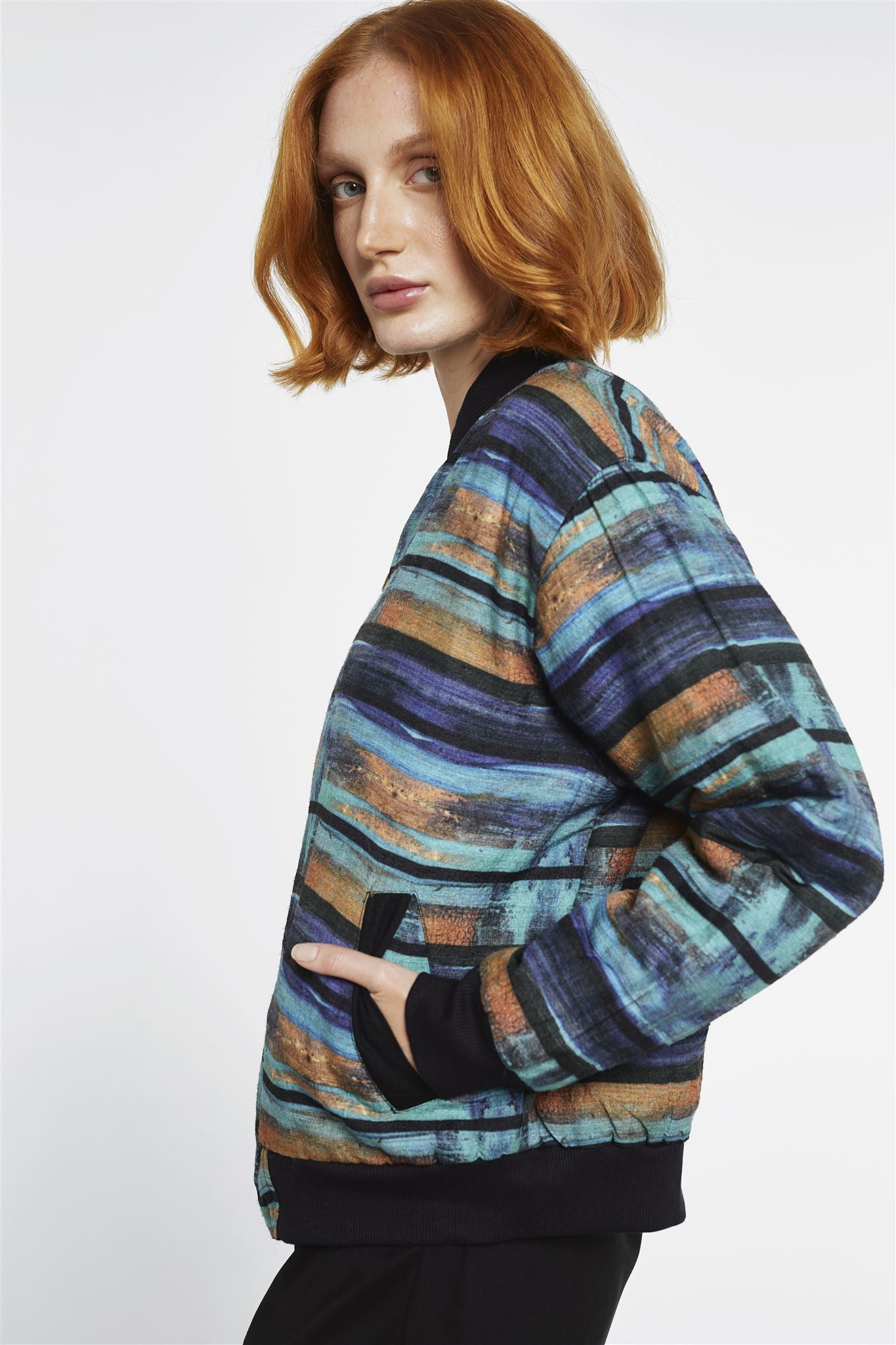 Reversible Bomber Jacket - Burnished Solar Winds