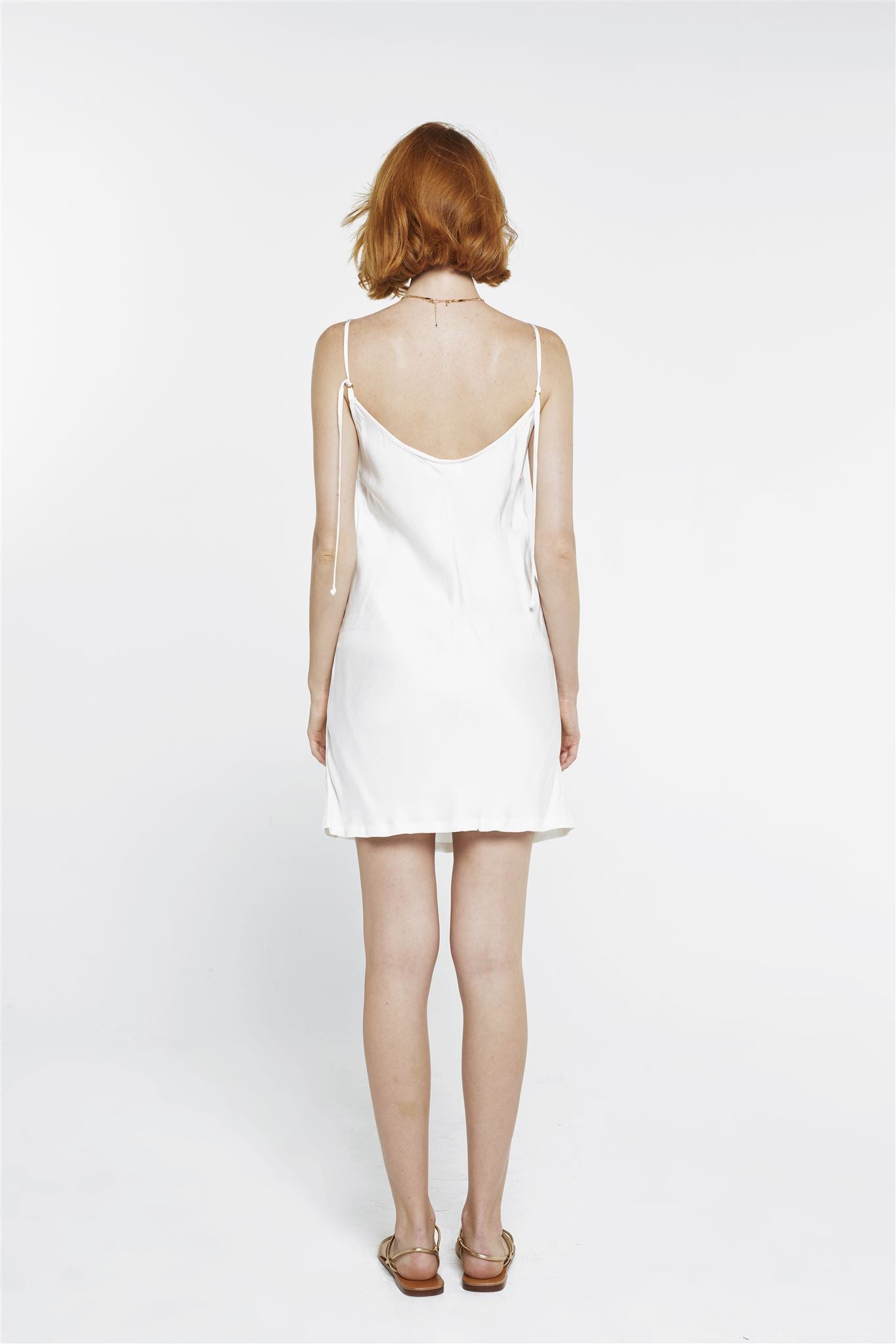 Mini Slip Dress - White