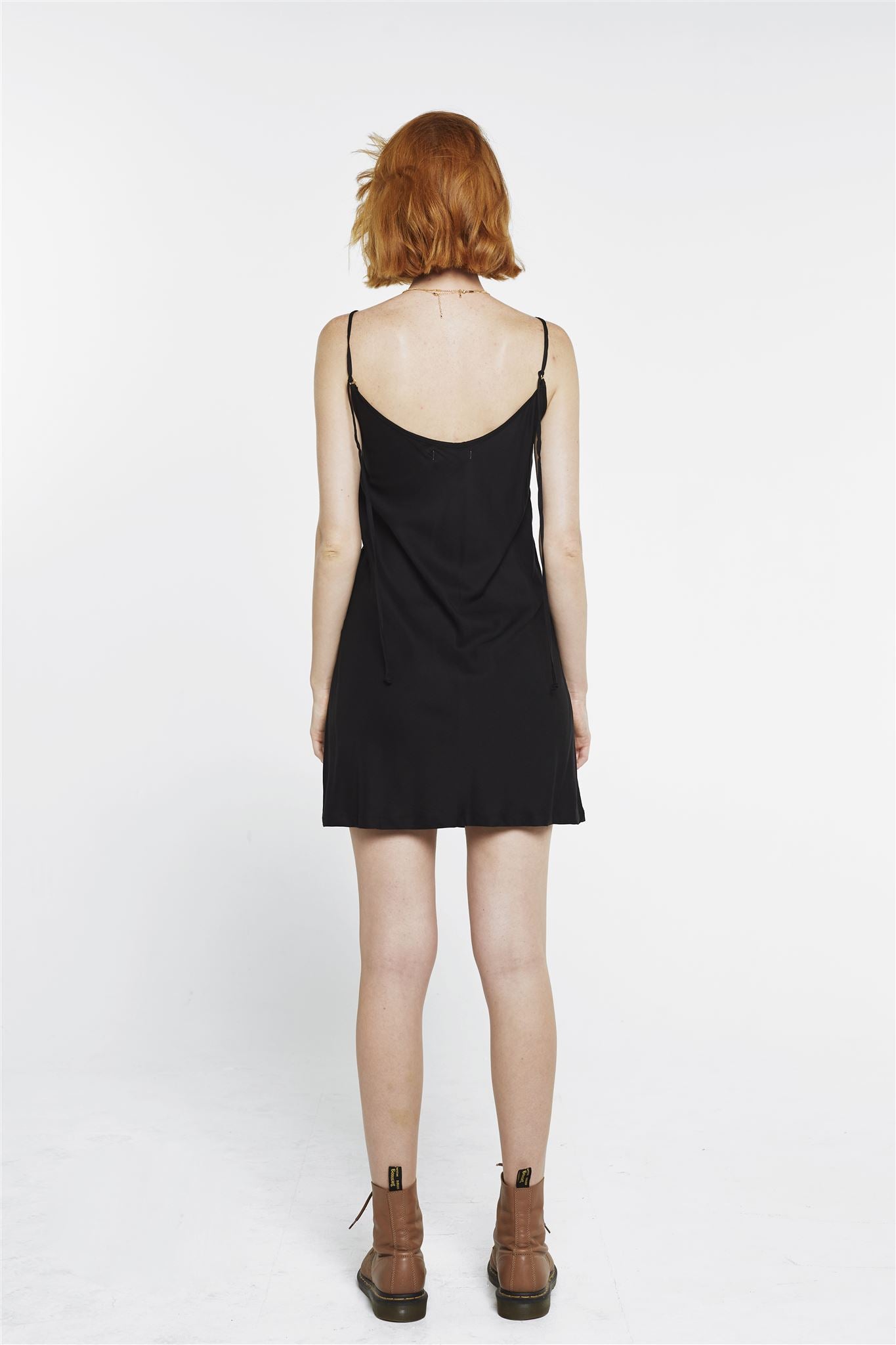 Mini Slip Dress - Black